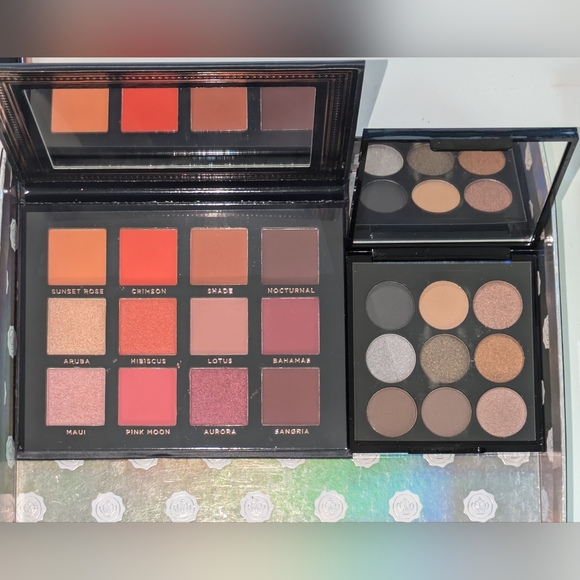 Eye Bundle of 2 Eyeshadow Palettes & 1 Blending Brush Steve Laurant Ace Beaute - Picture 2 of 9